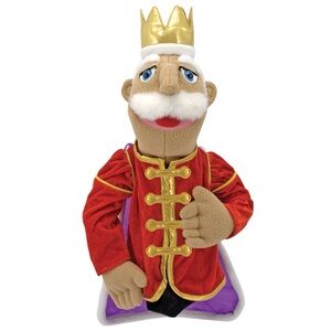 Melissa & Doug King Carl Castlehoff Puppet Ages 3 And Up 16” Tall